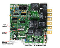 Balboa 50730, 51133, ZX500R1(x), ZX500DR1(x) Circuit Board