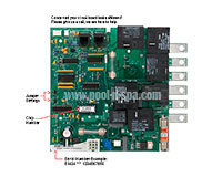 Balboa 51424 Circuit Board H136R1(x), Jacuzzi