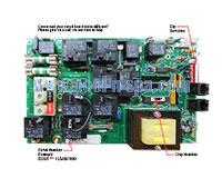 Balboa 52305 Circuit Board C2205R1(x), Cal Spa ELE09100208