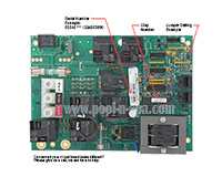 Balboa 52316 Circuit Board CAT75R1(x), Catalina Spas 91-250