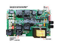 Balboa 52377 Circuit Board OE2200R1(x), Cal Spa ELE09100073