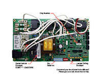 Balboa 52959 Circuit Board MS2000R1(x), Master Spas X801080