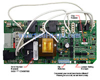 Balboa 54391 Circuit Board BF03R1(x), Bullfrog Spas 65-1057