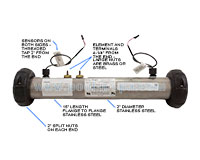 Balboa 58010 Heater, 5.5KW, M7, LE