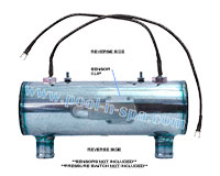 Therm Products E2400-0202ET Heater, 4.0KW, Coated, Vertical