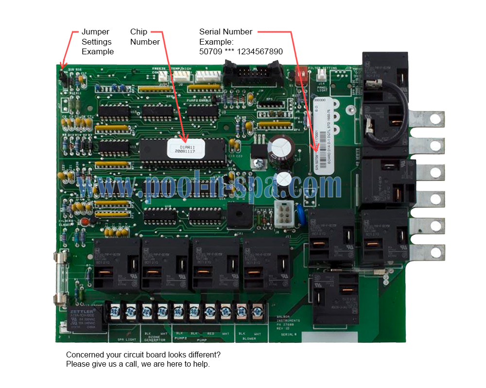 Balboa 50709 Circuit Board D1AR1(x), Dimension One 1560-75 - Click Image to Close