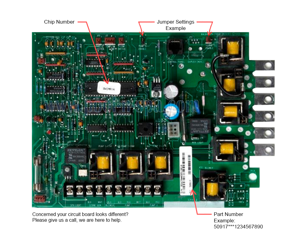 Balboa 50917 Circuit Board SWIMR1(x), Swim Spas - Click Image to Close