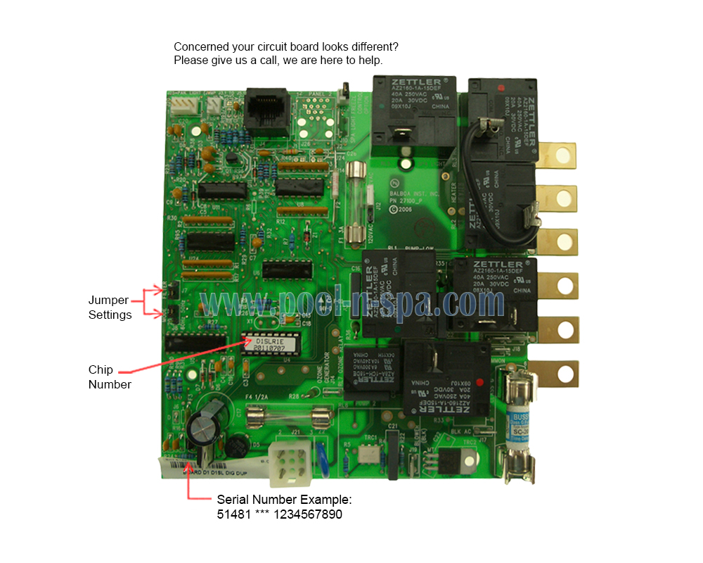 Balboa 51481 Circuit Board D1SLR1(x), Dimension One - Click Image to Close