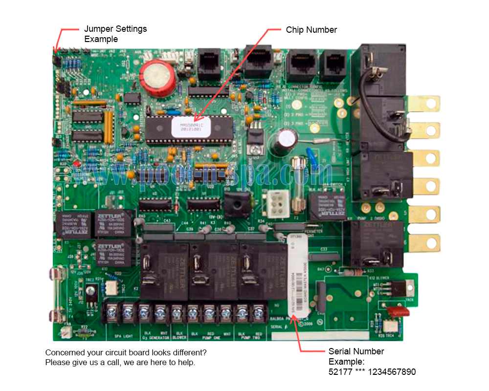 Balboa 52177 Circuit Board MAS500R1(x), Master Spas X801020 - Click Image to Close