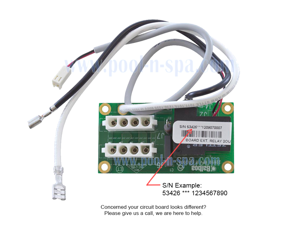 Balboa 53426 Extension Relay Circuit Board - Click Image to Close