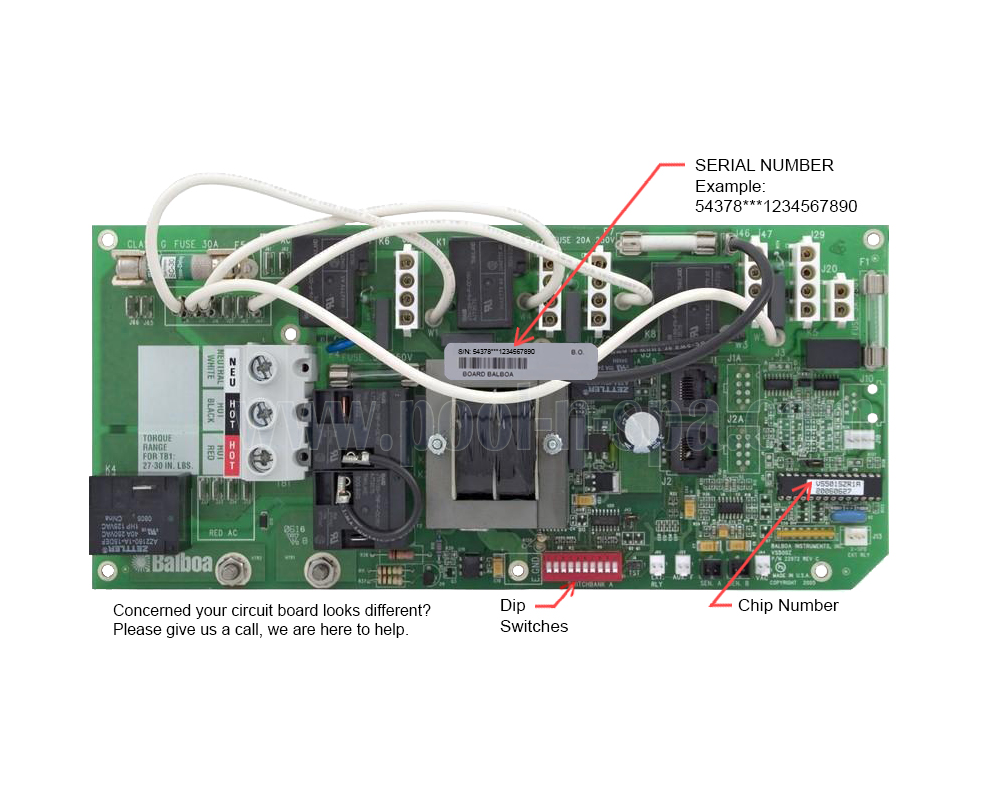 Balboa 54378 Circuit Board VS501SZR1(x) - Click Image to Close