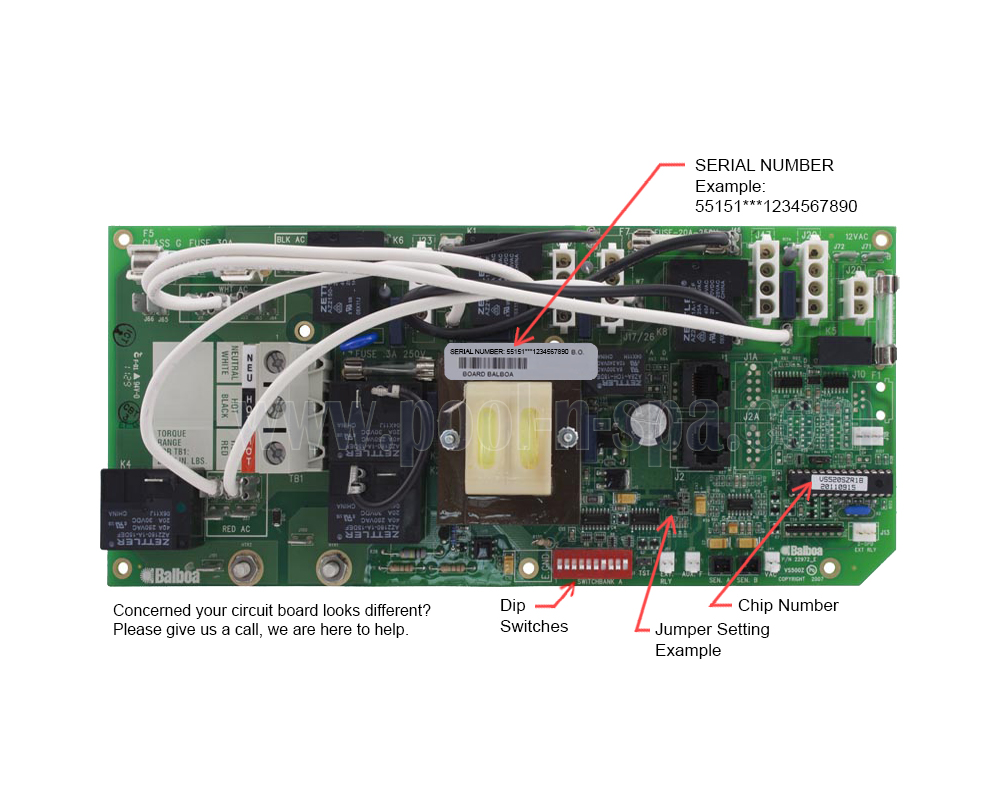 Balboa 55151 Circuit Board VS520SZR1(x) - Click Image to Close