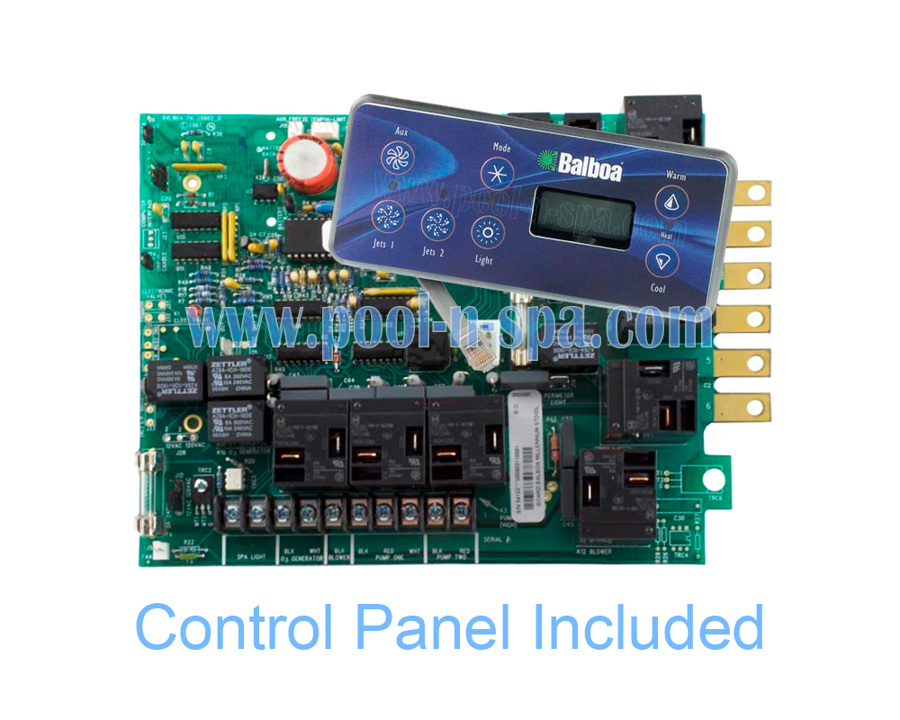 Balboa 51233 Circuit Board MAJ200R1(x) Alt Replacement, (Std Panel) - Click Image to Close