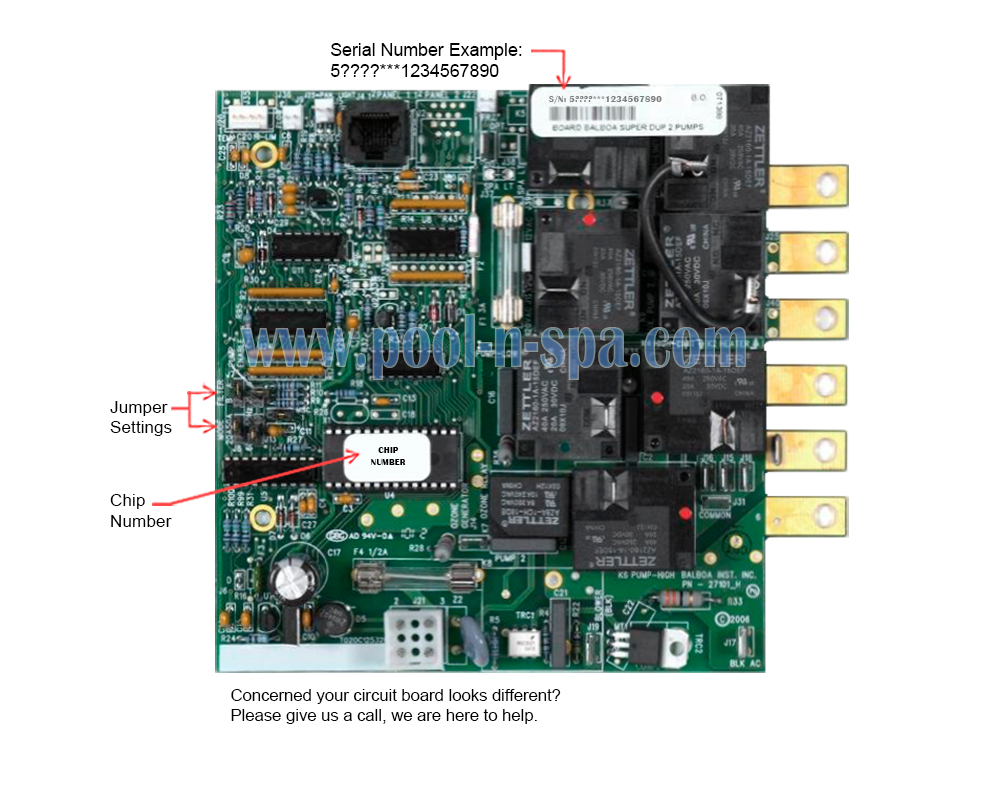 Balboa 53187 Circuit Board H50DR1(x) Alt Repl, (Lg LED Pnl), Hawkeye - Click Image to Close