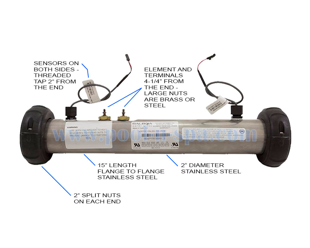 Balboa 58010 Heater 5 5kw M7 Le