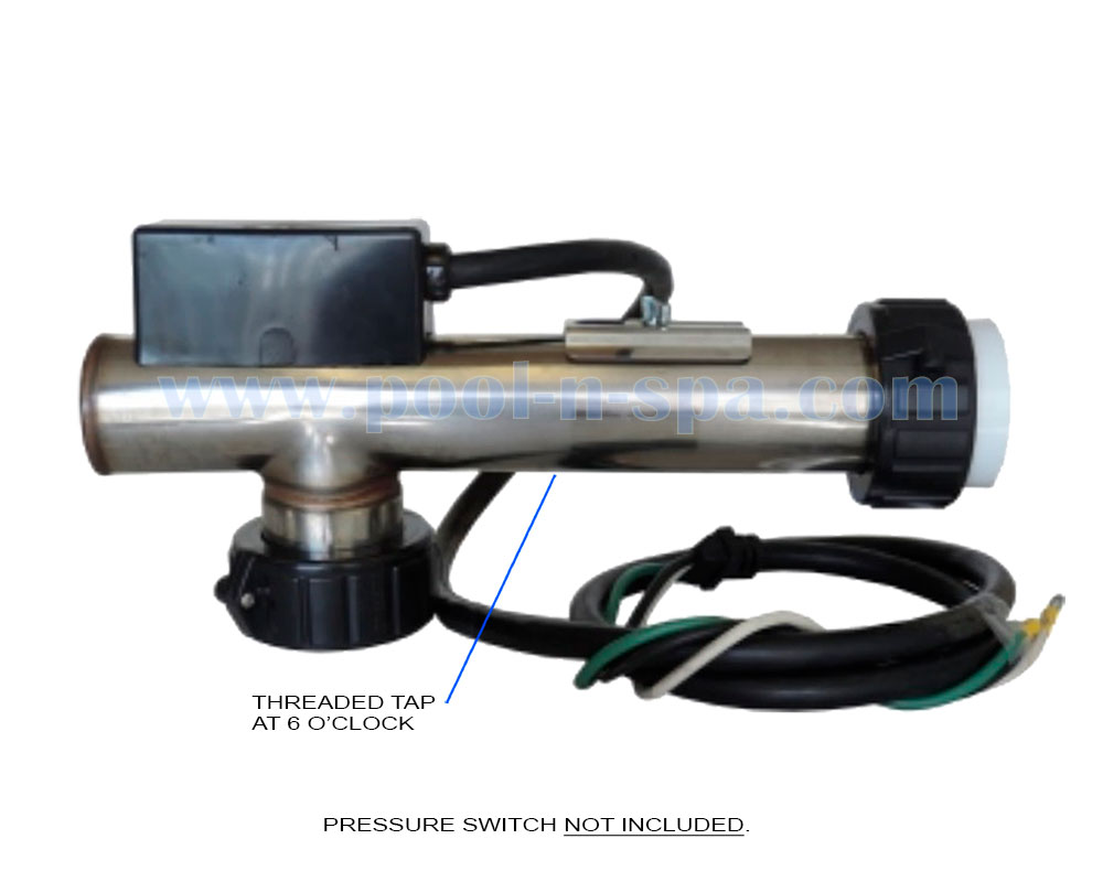 Hydro-Quip 48-9121-7S-K Heater, 5.5KW, Artic Spas, L-Shape - Click Image to Close