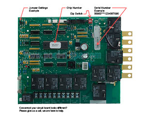 Balboa 50803 Circuit Board ANALOGR1(x)