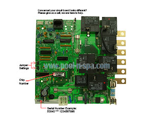 Balboa 50840 Circuit Board CSTL12R1(x), Marquis Spa 600-6253