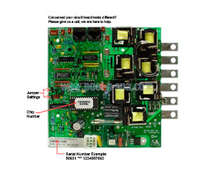Balboa 50931 Circuit Board OG2000R1(x), Cal Spa ELE09100100