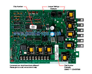 Balboa 50968 Circuit Board 30XR1(x), Coleman Spas 101-071