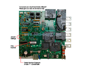 Balboa 51089 Circuit Board MTSIR1(x), Marquis Spa 600-6219