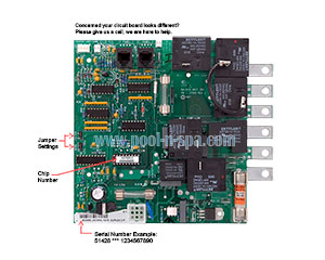 Balboa 51428 Circuit Board H276R1(x), Jacuzzi, Whirlpool