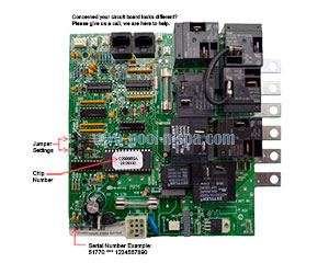 Balboa 51770 Circuit Board C2000R2A, Cal Spa ELE09100090