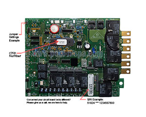 Balboa 51824 Circuit Board MTS97R2(x), Marquis Spa 600-6263