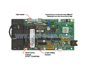 Balboa 52149 Circuit Board LEZURR1(x), Marquis Spa 600-6273