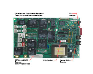 Balboa 52295 Circuit Board 2000LER1(x)