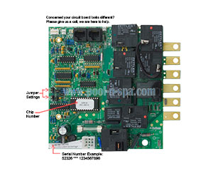 Balboa 52326 Circuit Board G2R1(x), Leisure Bay 104900