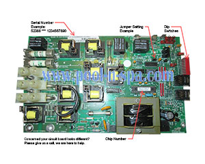 Balboa 52388 Circuit Board BULF70R1(x), Bullfrog Spas 65-1045