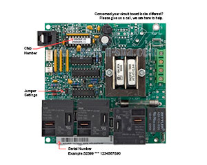 Balboa 52399 Circuit Board S826R1(x), Jacuzzi