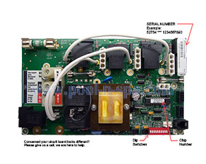 Balboa 52754 Circuit Board MTSUVR1(x), Marquis Spa 600-6282