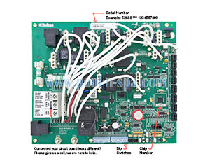 Balboa 52888 Circuit Board EL8000R1(x)