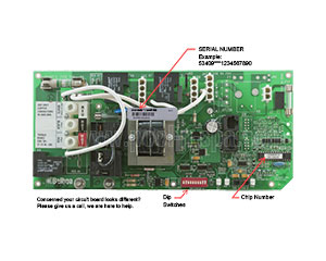 Balboa 53409 Circuit Board LB500SR1(x), Leisure Bay
