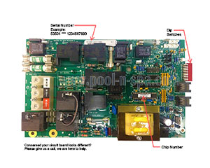 Balboa 53501 Circuit Board PHX20R1(x), Phoenix Hot Tubs