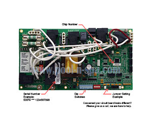 Balboa 53579 Circuit Board MQ2KUR1(x), Marquis Spa 600-6289