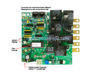 Balboa 53632 Circuit Board CS5300R1(x) Alt Repl, Cal Spa ELE09100214