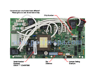Balboa 53834 Circuit Board EL2000M3R1(x)
