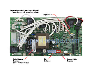 Balboa 53834 Circuit Board EL2000M3R2(x)