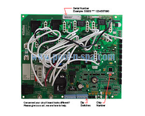 Balboa 53858 (EL8000M3R1(x), EL8000R1(x)) Circuit Board