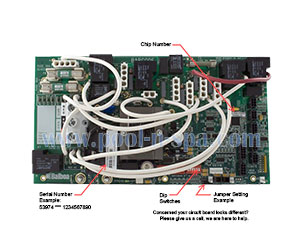 Balboa 53974 Circuit Board EL2001M3R1(x)