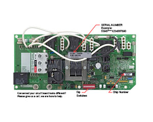 Balboa 53987 Circuit Board CS6000R2(x), Cal Spa ELE09100221
