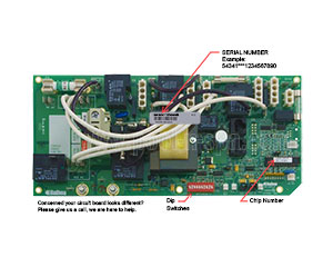 Balboa 54341 Circuit Board LB501SR1(x), Leisure Bay Hot Tubs