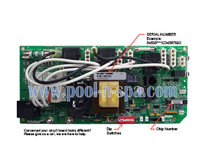 Balboa 54638 Circuit Board VS504SZR1(x)