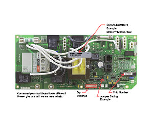 Balboa 55034 Circuit Board VS120RR2(x), Leisure Bay, LMI Roto