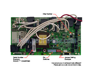 Balboa 53650 Circuit Board MS510SR1(x) Alt Replacement, Master Spas