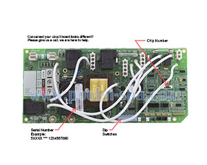 Balboa 53317 Circuit Board BF02R1(x) Alt Replacement, Bullfrog Spas
