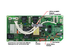 Balboa 55032 Circuit Board GVS500R1(x) Alt Repl, Great Lakes, GPM